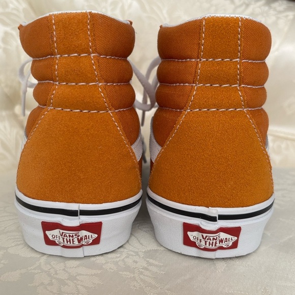 Brand New Vans Suede SK8-Hi Tapered Shoes Desert Sun High Top Skater Sneakers - Picture 6 of 15